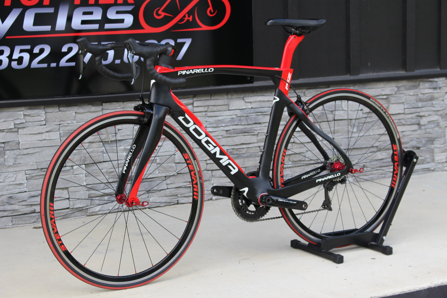 2021 Pinarello Dogma F12 Dura-Ace Di2- Hand-built Wheels- 16lbs