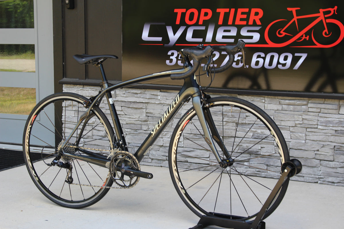 2012 Specialized Roubaix- Full Carbon- 18lbs- Race wheels